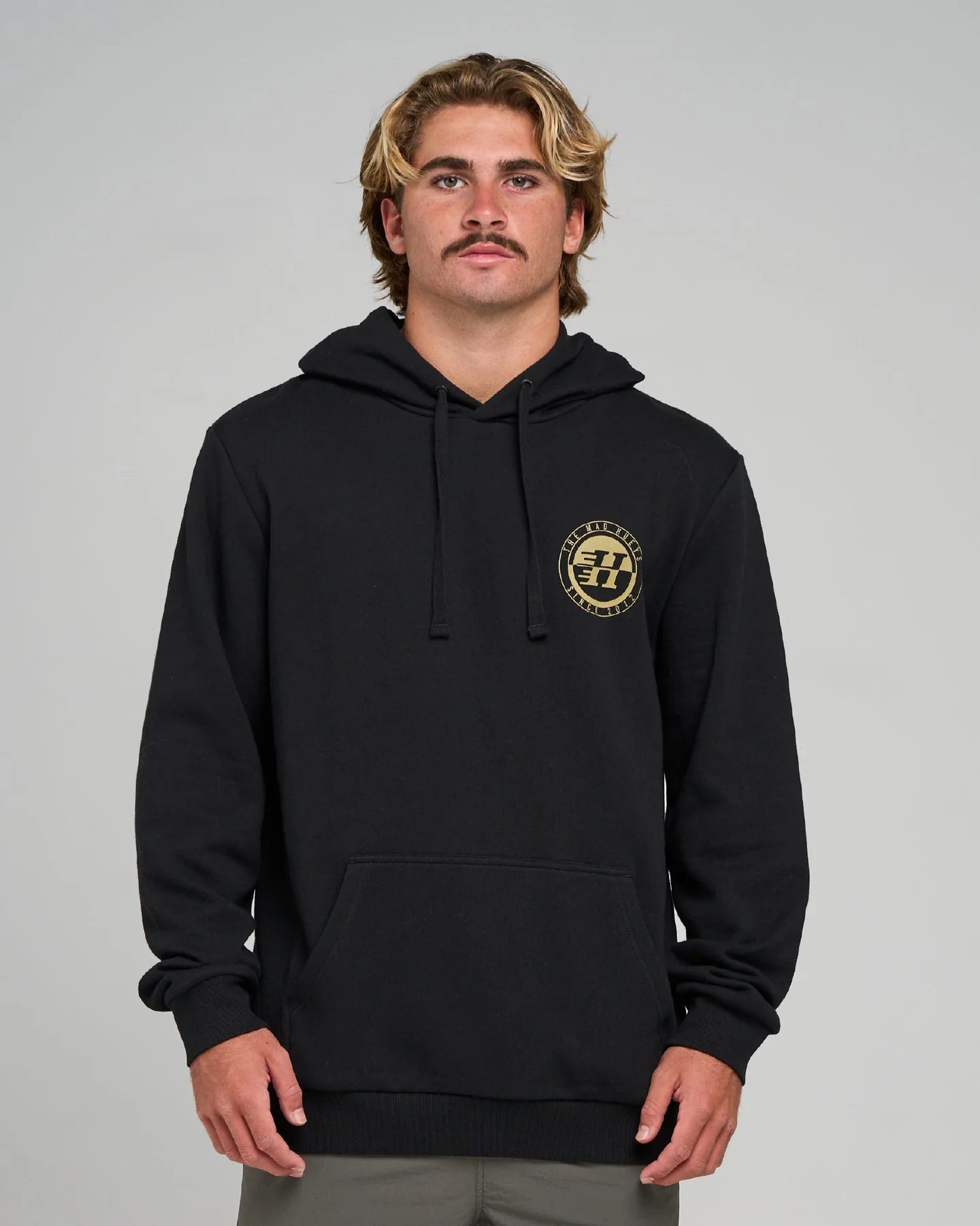 H SERIES SPLIT | HOODED PULLOVER - The Mad HueysH226M08001-BLACK-S