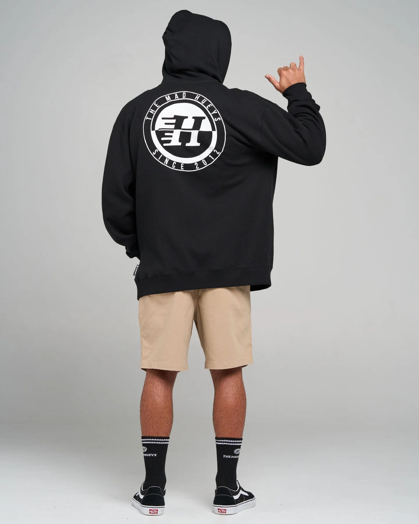 H SERIES SPLIT | HOODED ZIP THRU - The Mad HueysH226M08012-BLACK-3XL