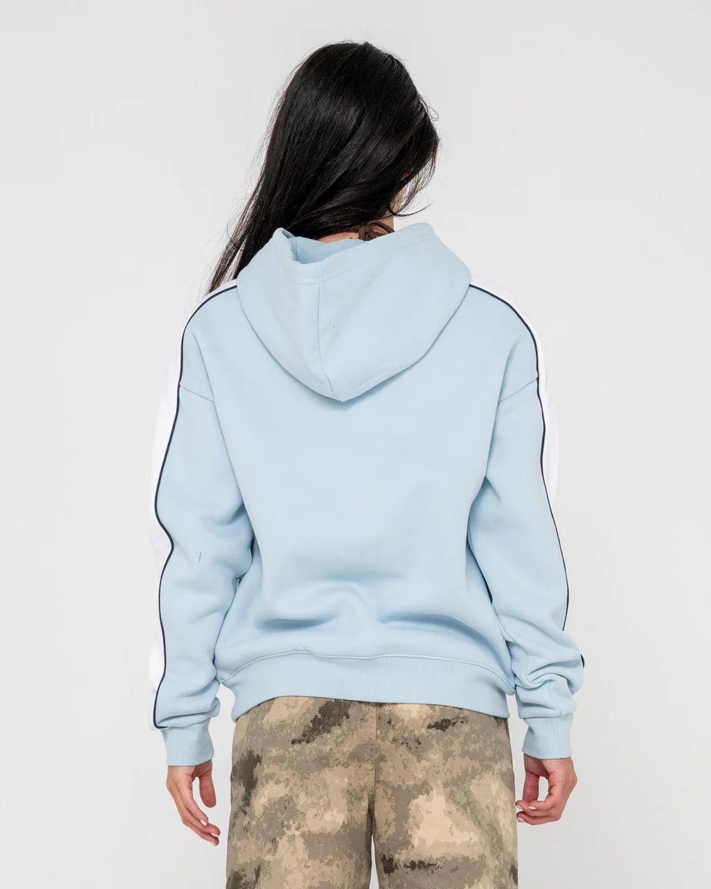 HAILSTONE OVERSIZED HOODED FLEECE - RustyFTL0883-RETRO BLUE-6