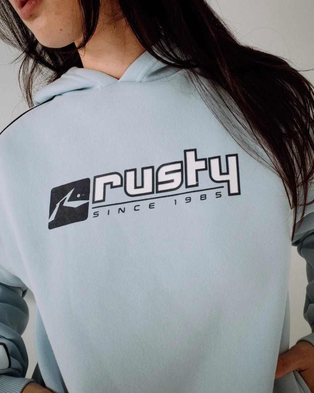 HAILSTONE OVERSIZED HOODED FLEECE - RustyFTL0883-RETRO BLUE-6