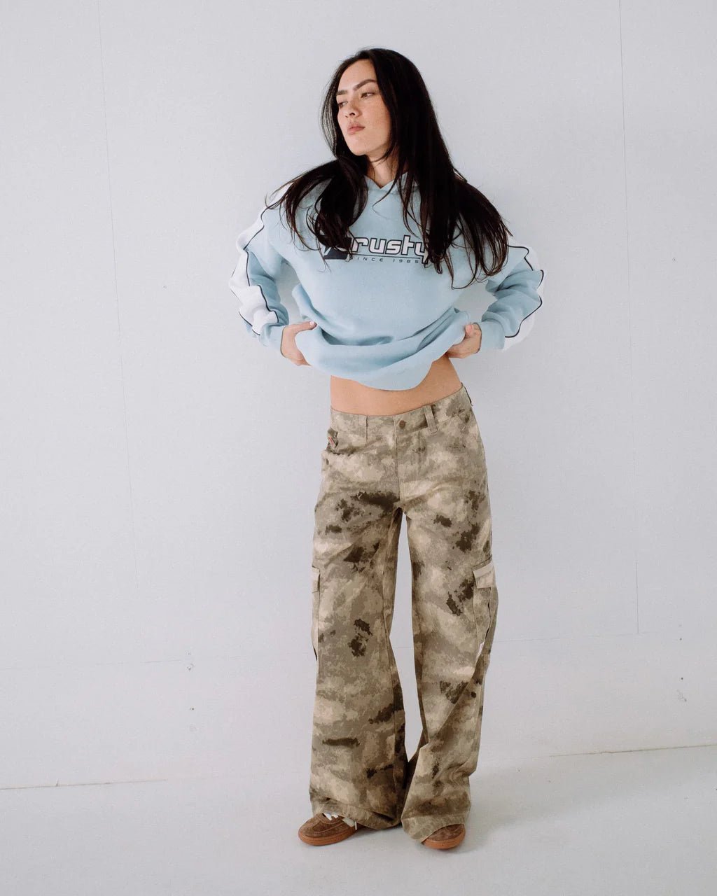 HAILSTONE OVERSIZED HOODED FLEECE - RustyFTL0883-RETRO BLUE-6