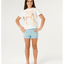 HALF MOON BAY RELAXED TEE - GIRL - Rip Curl06ZGTE-BONE-8