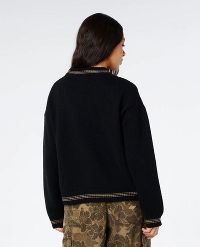 HALF MOON BAY SWEATER - Rip Curl03OWKN-BLACK-2XS