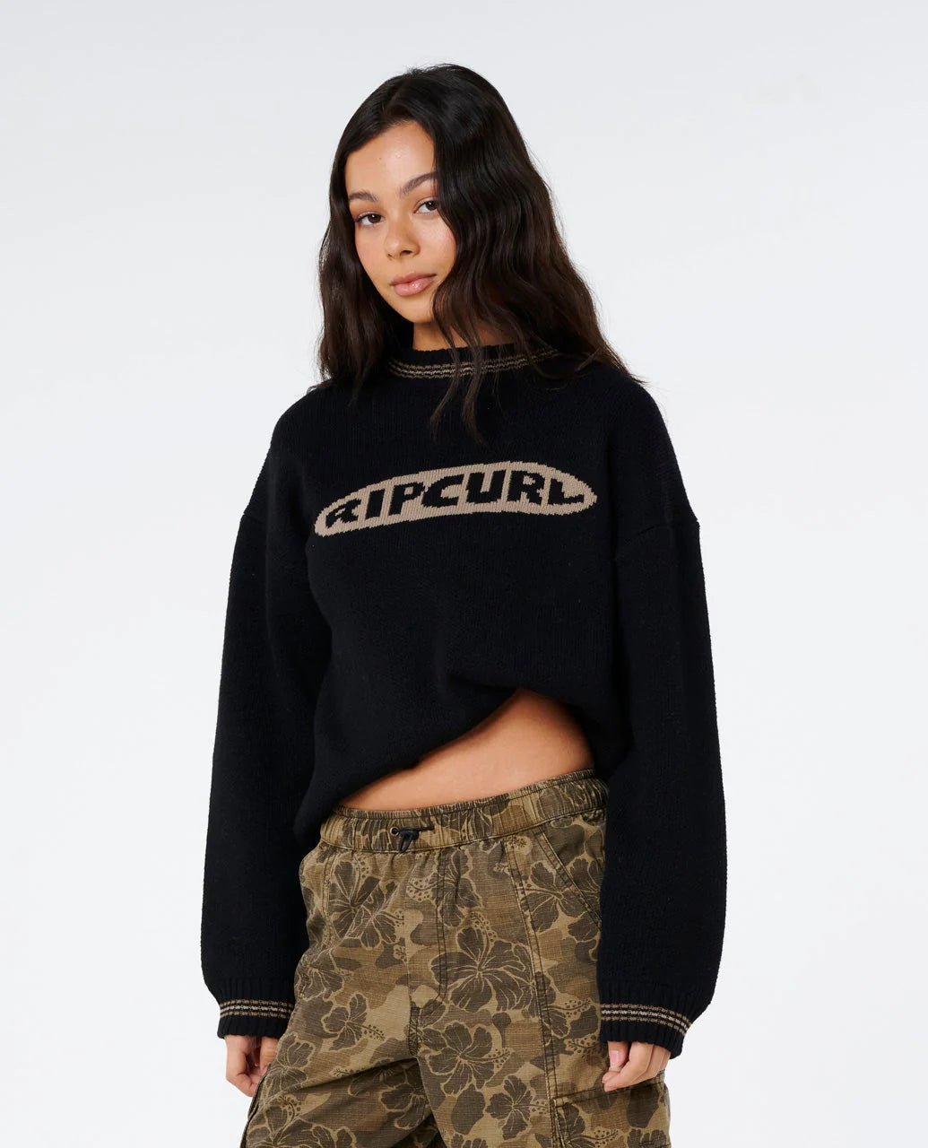 HALF MOON BAY SWEATER - Rip Curl03OWKN-BLACK-2XS