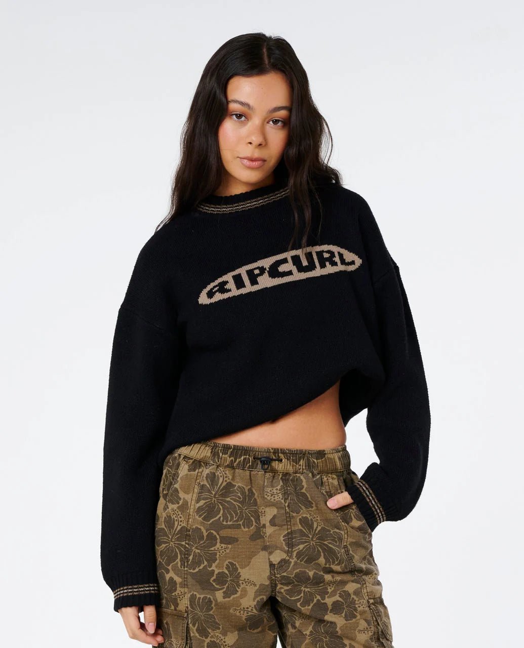 HALF MOON BAY SWEATER - Rip Curl03OWKN-BLACK-2XS