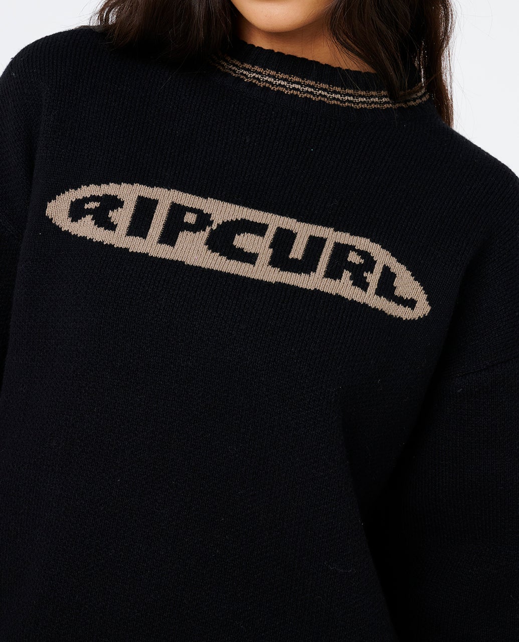 HALF MOON BAY SWEATER - Rip Curl03OWKN-BLACK-2XS