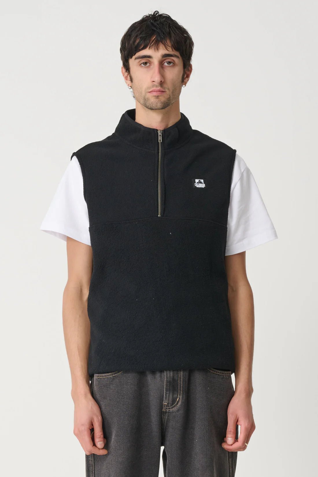 Half Zip Vest - XlargeXL725W2204 - BLK - Black - L