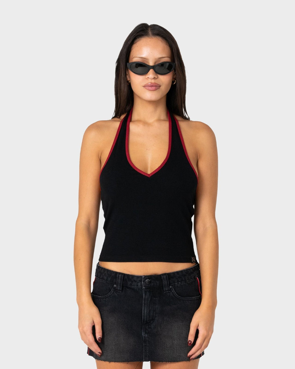 HALLEY HALTER TOP -RustyFSL0759-BLACK-6