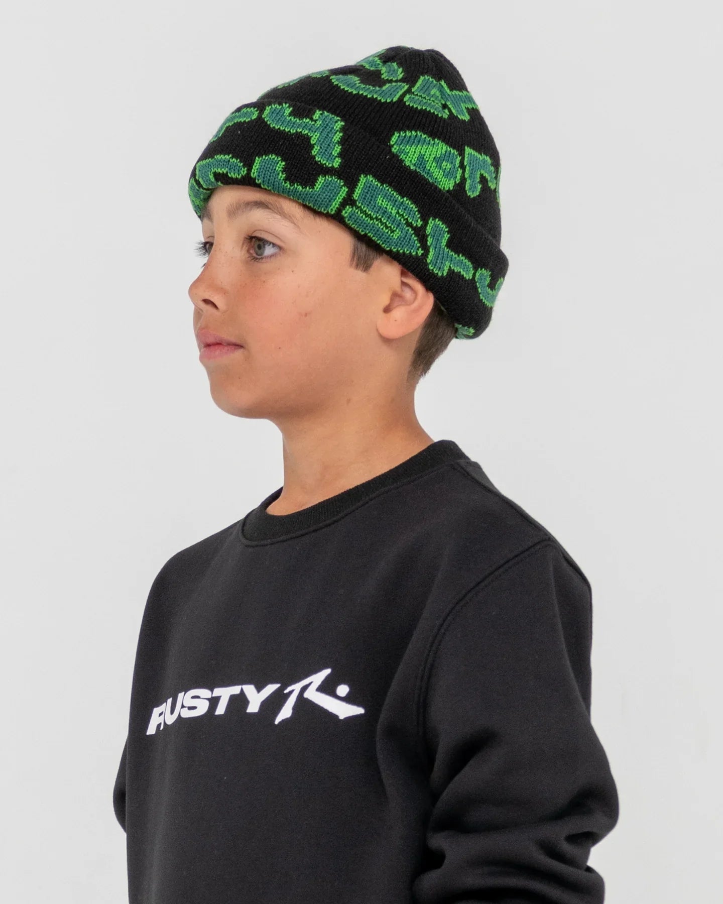 Hard Knocks Beanie Boys - Rusty9356189437696 - Black - BoysOSFM