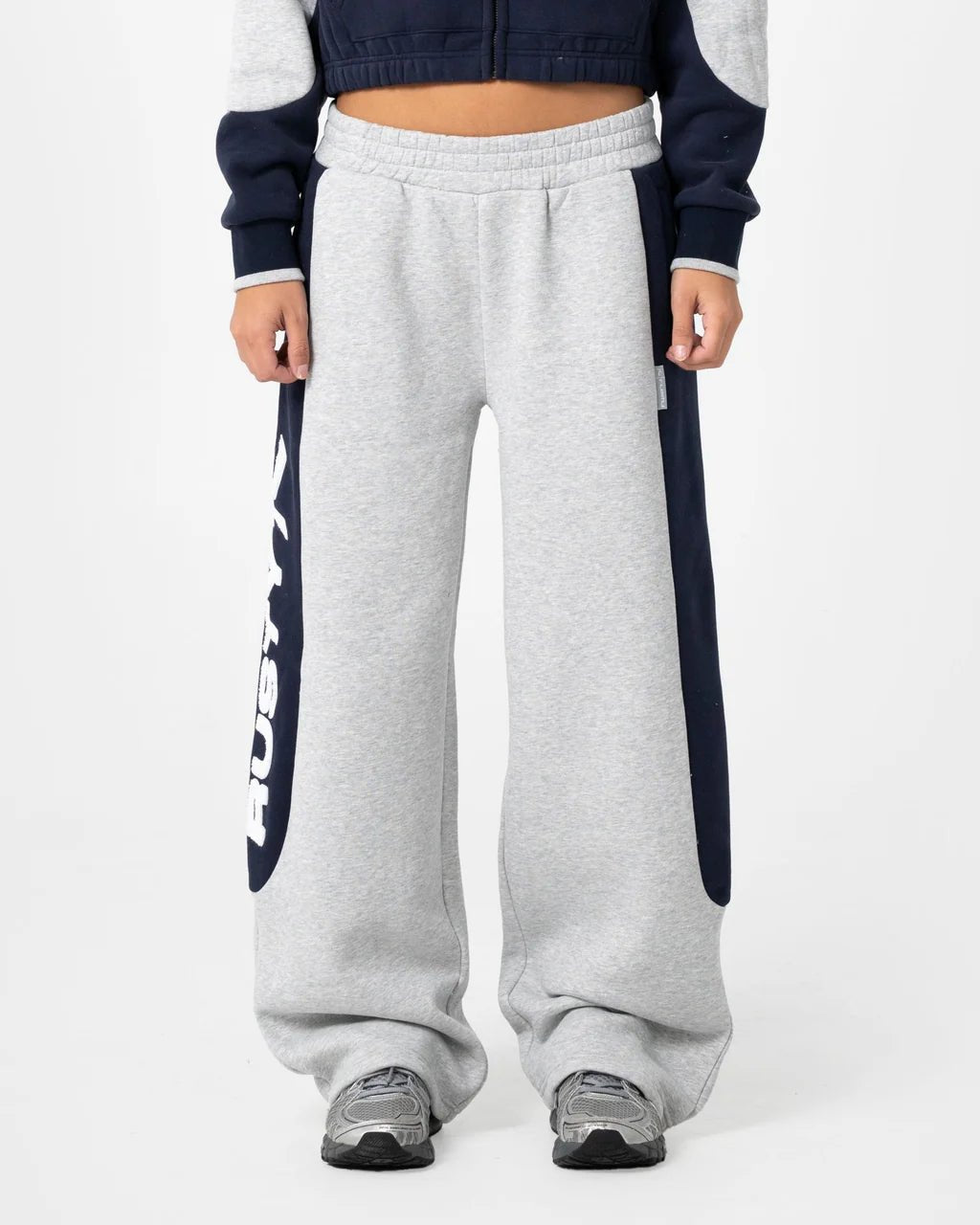 HARVEST BALLOON TRACK PANT - RustyPAL1496-GREY MARLE-6
