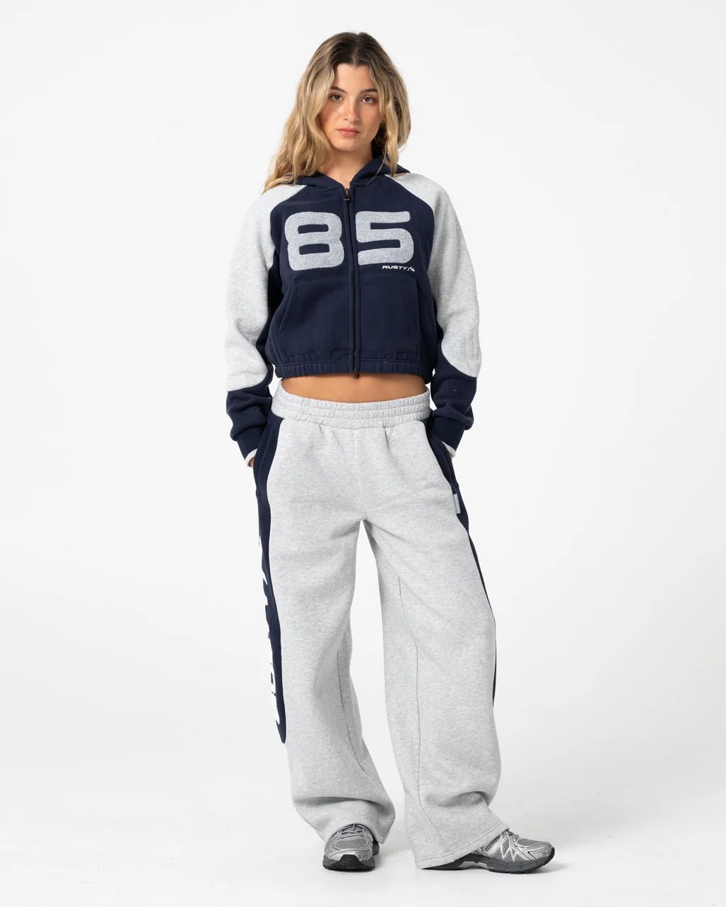 HARVEST BALLOON TRACK PANT - RustyPAL1496-GREY MARLE-6