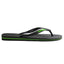 Havaianas Rubber Logo Black/Neon Green - Aqueo7891224467495-PTO/VD NEON-39-40