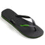 Havaianas Rubber Logo Black/Neon Green - Aqueo7891224467495-PTO/VD NEON-39-40