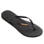 Havaianas Slim Metal Logo Black/Gold - HavaianasHSLG1924 - Black/Gold - 35to36