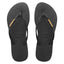 Havaianas Slim Metal Logo Black/Gold - HavaianasHSLG1924 - Black/Gold - 35to36