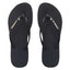 Havaianas Slim Metal Logo Crystal Black/Black - HavaianasHSLC0090 - Preto - 35to36