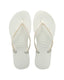 Havaianas Slim Metallic White - HavaianasHSMS0001 - BRANCO - 35to36
