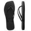 Havaianas Slim Square Solid Thong - Havaianashssb0091f - Black - 35to36