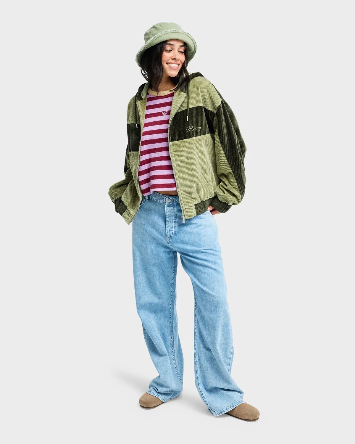 HAVE A BLAST - RoxyERJJK03698-OIL GREEN-XS