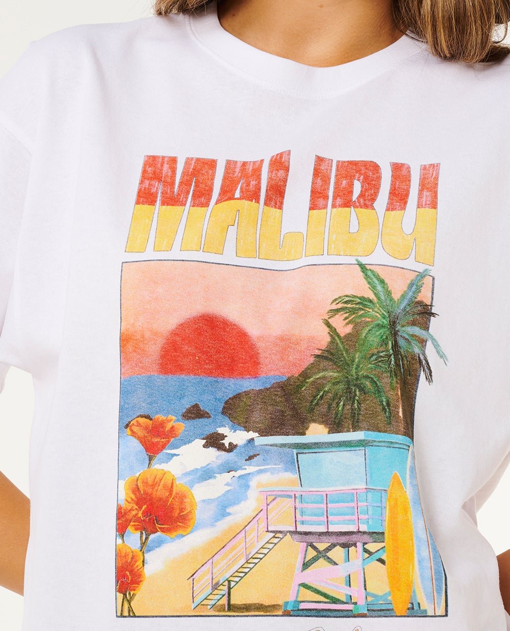 HAYLEY O HERITAGE TEE - Rip Curl0MTWTE-OPTICAL WHITE-2XS