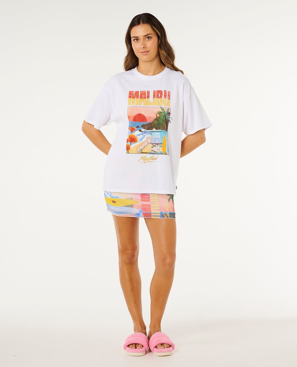 HAYLEY O HERITAGE TEE - Rip Curl0MTWTE-OPTICAL WHITE-2XS