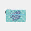HEART DOT HOLLOW PENCIL CASE - Santa CruzSG225 - SG01 - AQUA CHECK