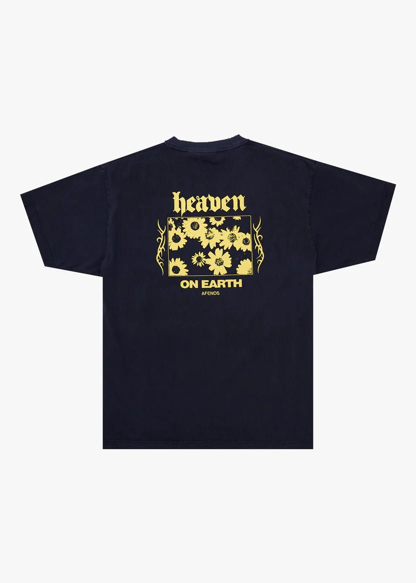 Heaven - Heavyweight Boxy Tee - Washed Deep Sea - AfendsM261012-WDP-WASHED DEEP SEA-S