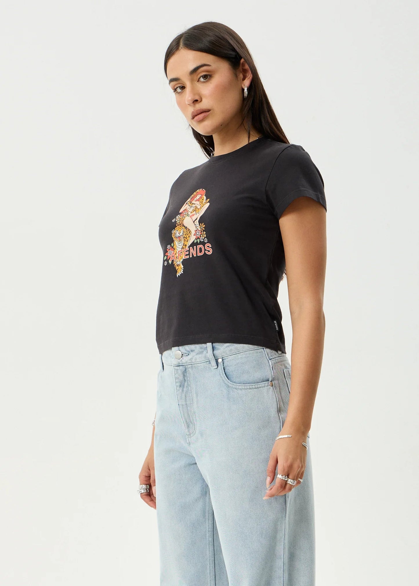 Hellcat - Recycled Baby Tee - AfendsW262003-STONE BLACK-XS