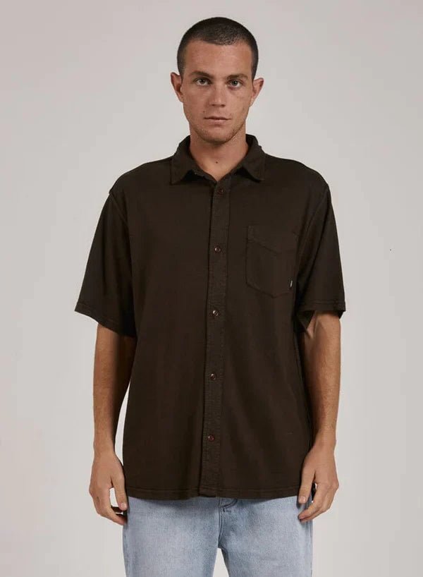 Hemp Thrills Oversized Short Sleeve Jersey Shirt - ThrillsTH23 - 200F - Tarmac - L
