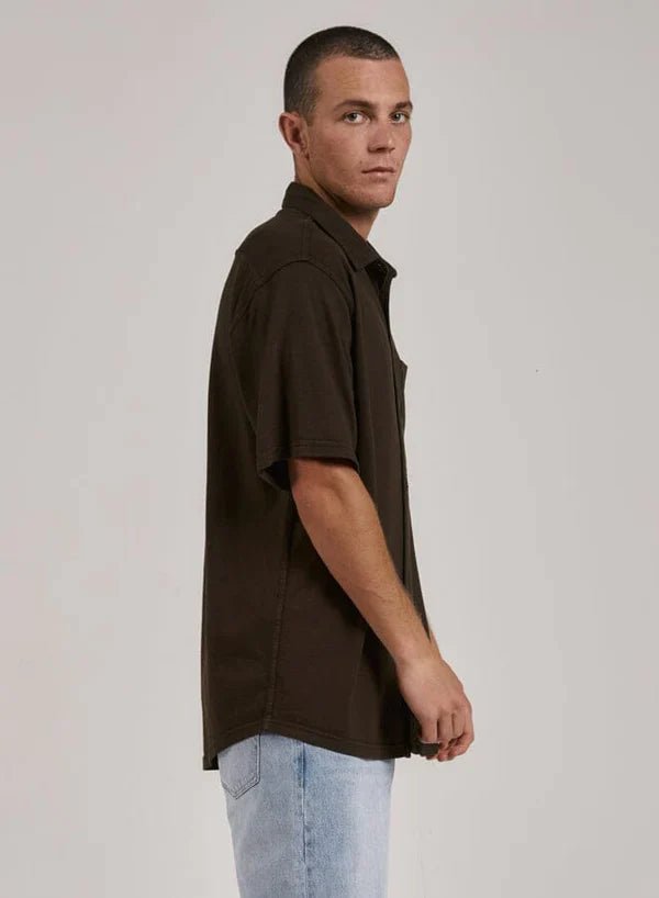 Hemp Thrills Oversized Short Sleeve Jersey Shirt - ThrillsTH23 - 200F - Tarmac - L