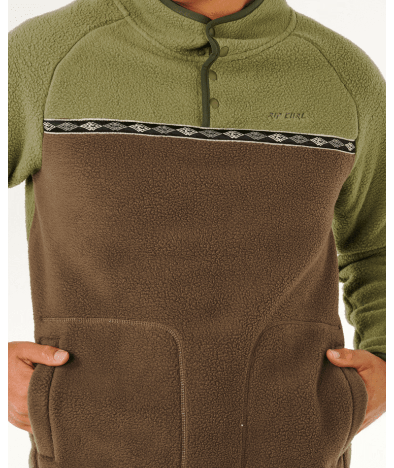 HERITAGE POLAR FLEECE - Rip Curl0ALMFL-SURPLUS GREEN-XS