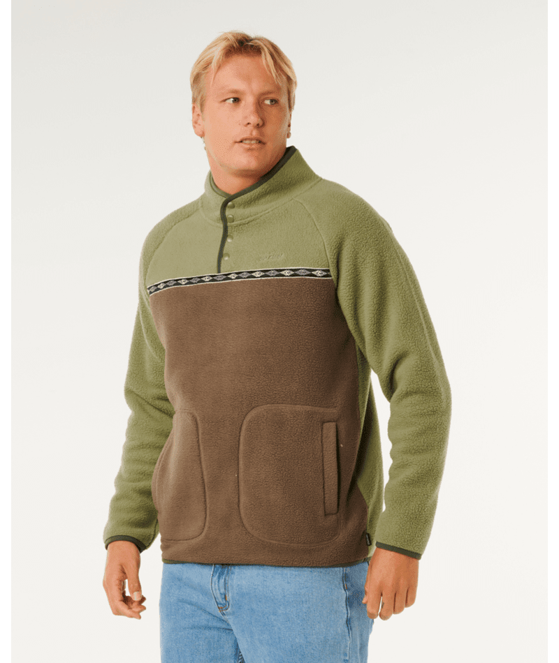 HERITAGE POLAR FLEECE - Rip Curl0ALMFL-SURPLUS GREEN-XS