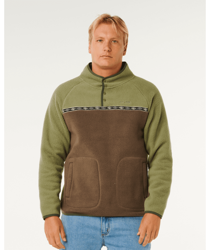 HERITAGE POLAR FLEECE - Rip Curl0ALMFL-SURPLUS GREEN-XS