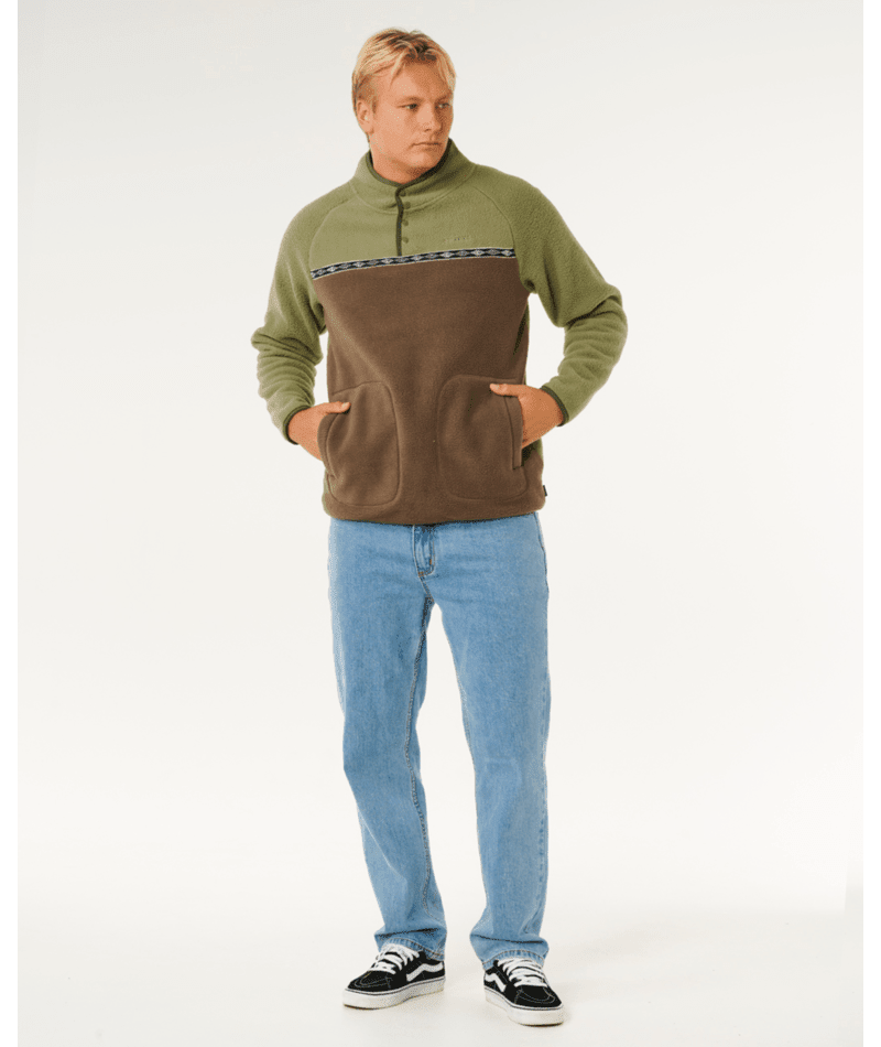 HERITAGE POLAR FLEECE - Rip Curl0ALMFL-SURPLUS GREEN-XS