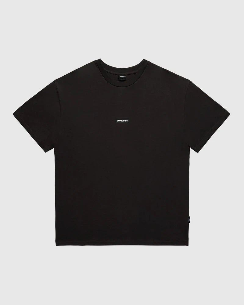 HEX BOX FIT TEE - WNDRRW25IA004FBK - FADED BLACK - M
