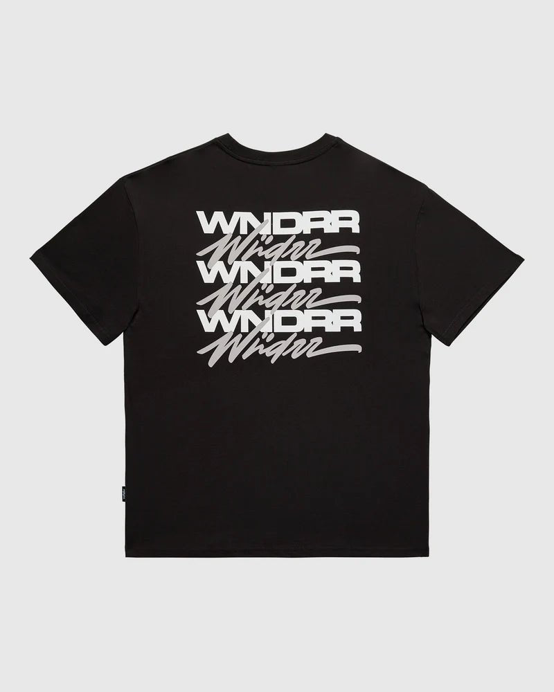 HEX BOX FIT TEE - WNDRRW25IA004FBK - FADED BLACK - M