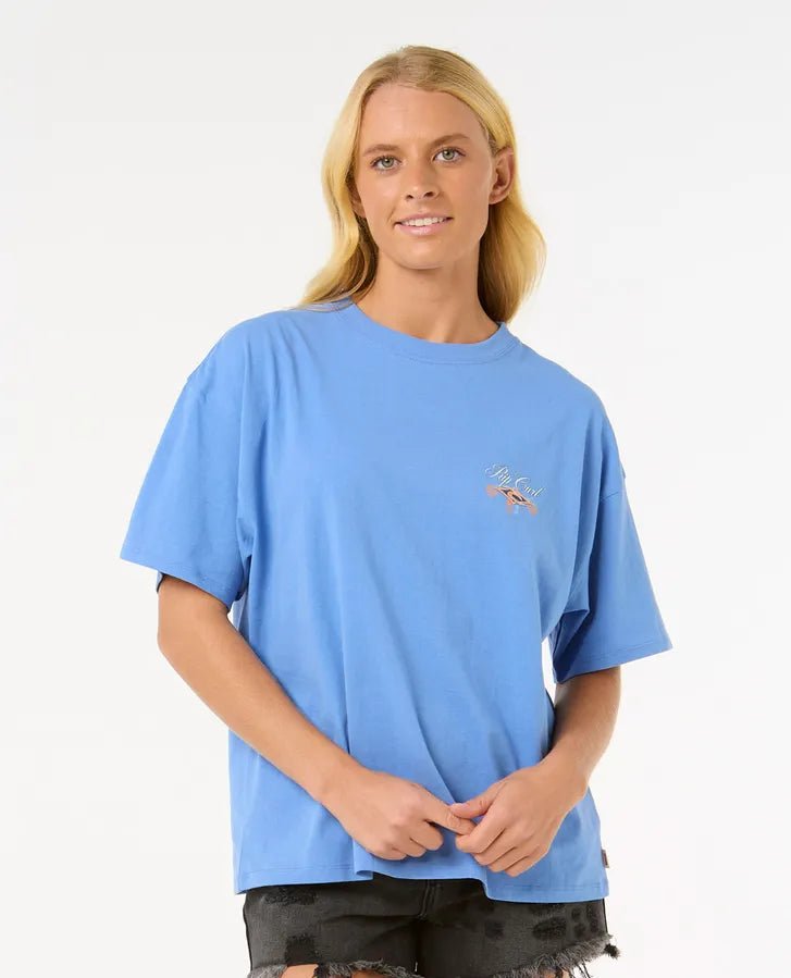 Hibiscus Diamond Heritage Tee - Rip Curl0FXWTE - 0070 - Blue - L