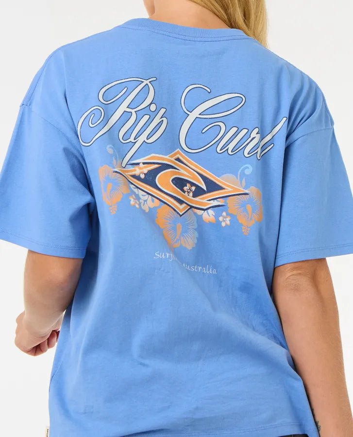 Hibiscus Diamond Heritage Tee - Rip Curl0FXWTE - 0070 - Blue - L