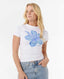 HIBISCUS FITTED TEE - Rip Curl0J9WTE - WHITE - 2XS