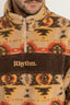 HIGH NOON QUARTER ZIP - RhythmCD24M-FL07-TAN-L