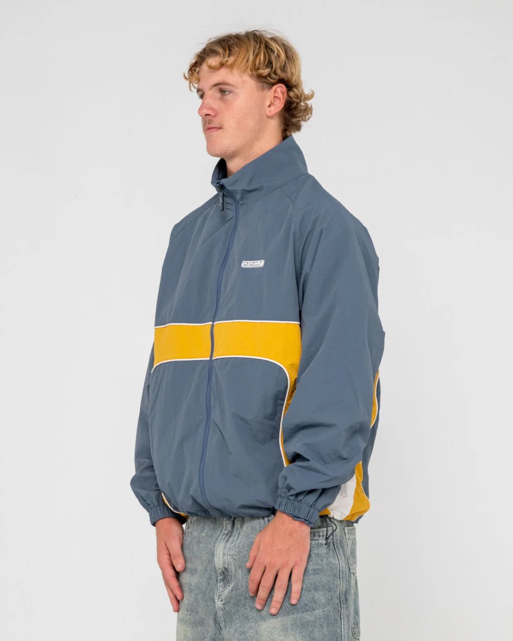 HOCUS POCUS ZIP THRU JACKET - RustyJKM0563-STEEL BLUE-XS