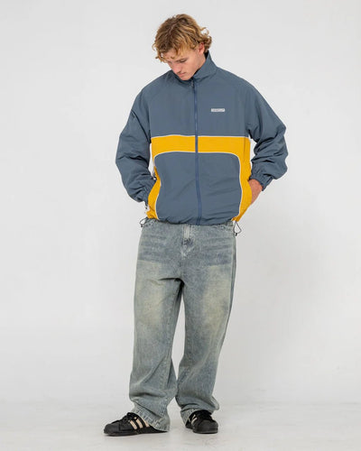 HOCUS POCUS ZIP THRU JACKET - RustyJKM0563-STEEL BLUE-XS