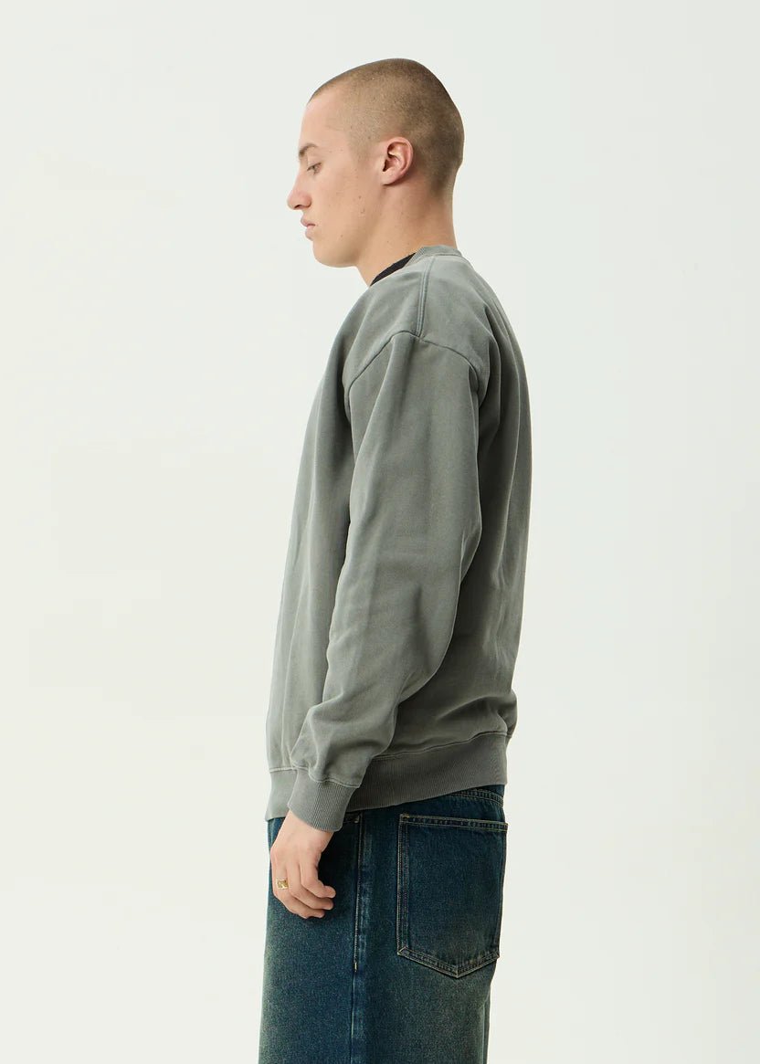 Home - Recycled Crew Neck - AfendsM261504-WASHED SYCAMORE-S