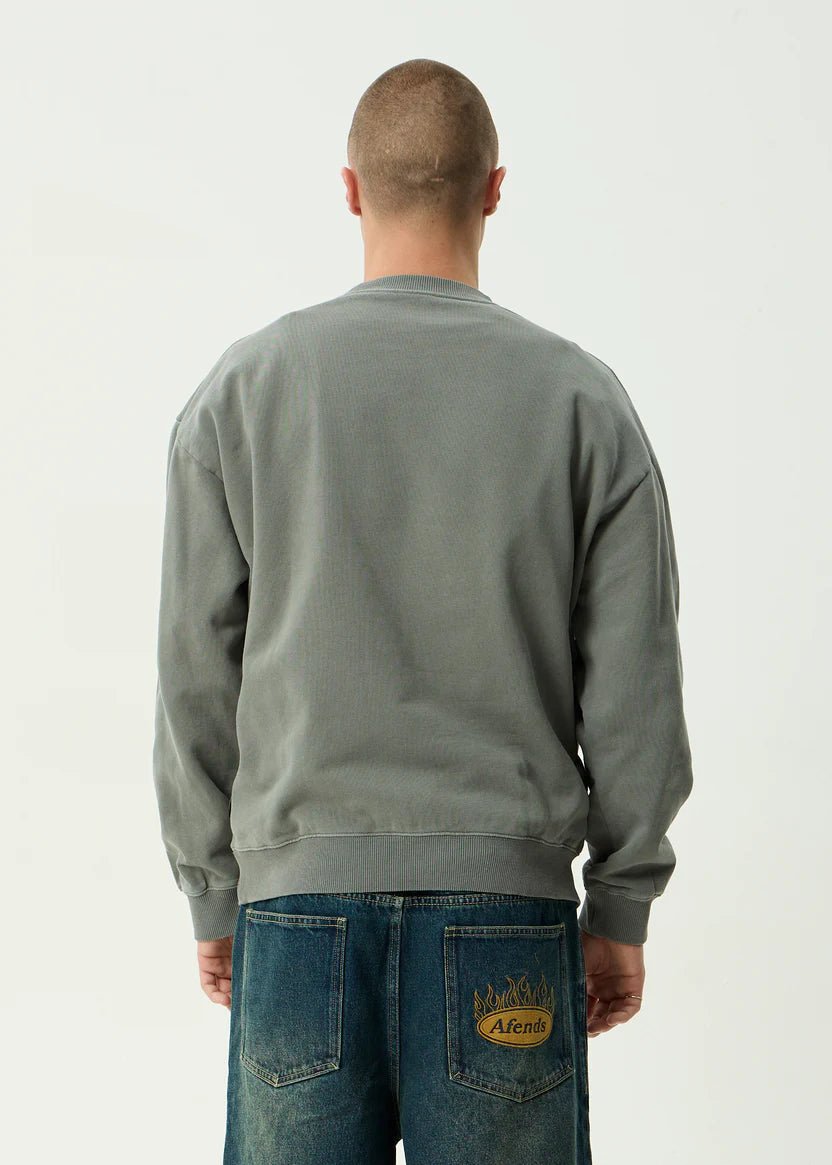 Home - Recycled Crew Neck - AfendsM261504-WASHED SYCAMORE-S