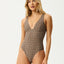 Hometown - Recycled Onepiece - AfendsW253708 - COFFEE / WHITE - S