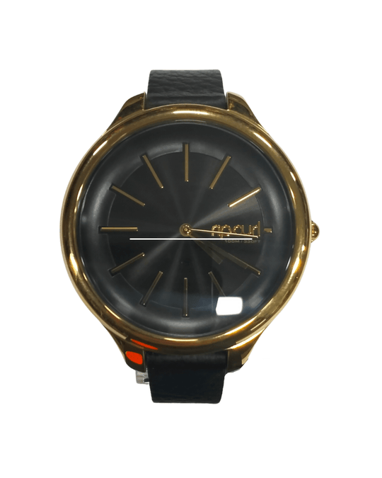 Horizon Leather Gold Watch