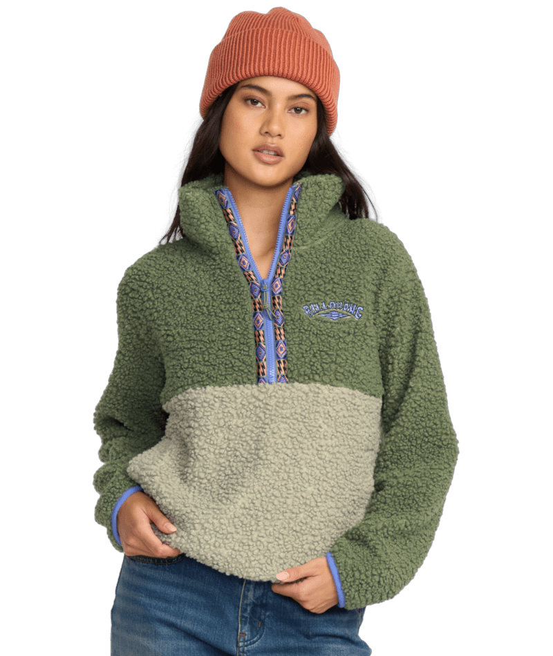 HORIZON MOCK NECK HALF ZIP FLC - Billabong24B483502-TREEHUGGER-XS/6