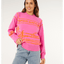 HOTEL MALIBU JACQUARD CREW - Rip Curl03JWKN-SUPER PINK-2XS