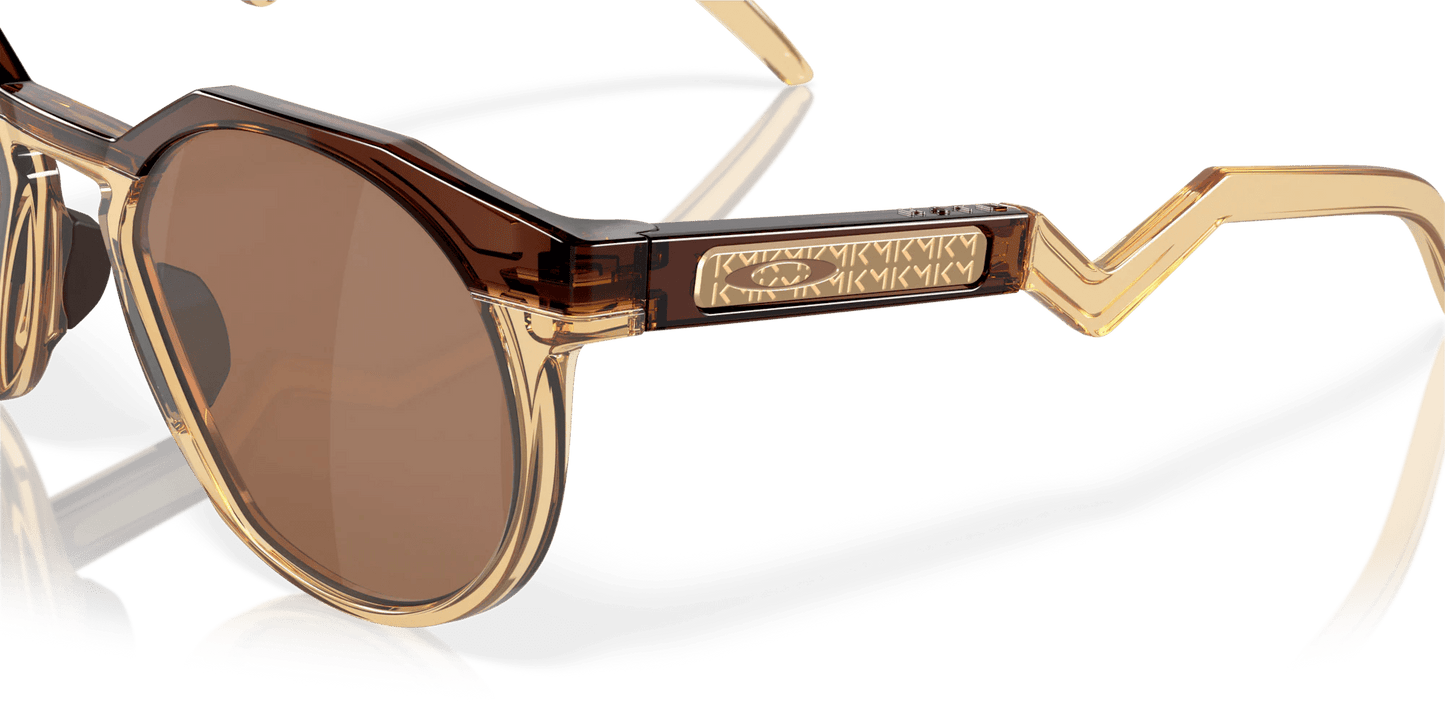 Hstn - OakleyOO9242-0752-Dark Amber/Light Curry W/ Prizm Tungsten