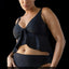 Hues Chagall Midriff Bikini Top - Artesandsat3821p - blk - Black - 16